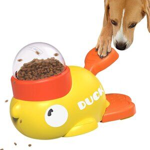 Durable Duck-Shaped Dog Slow Feeder Puzzle Toy(1 Pack)